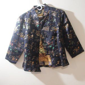 Frederick's of Hollywood Size  8 kimono/japanese style j style 3/4 sleeve jacker